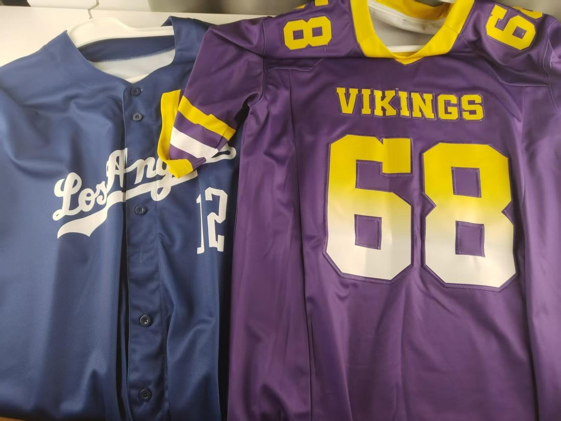 Technical breathable fabrics for custom sports jerseys and team activewear