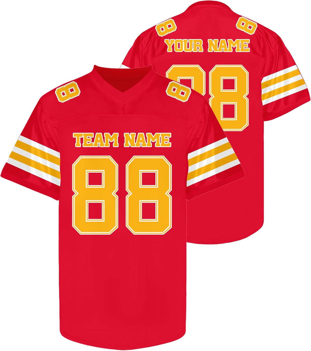 Affordable custom football jerseys with reinforced shoulders and custom numbers