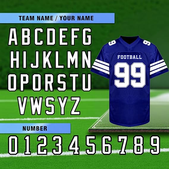Custom Football Jerseys - Personalized Name, Number & Logo for Men Women Youth Kids