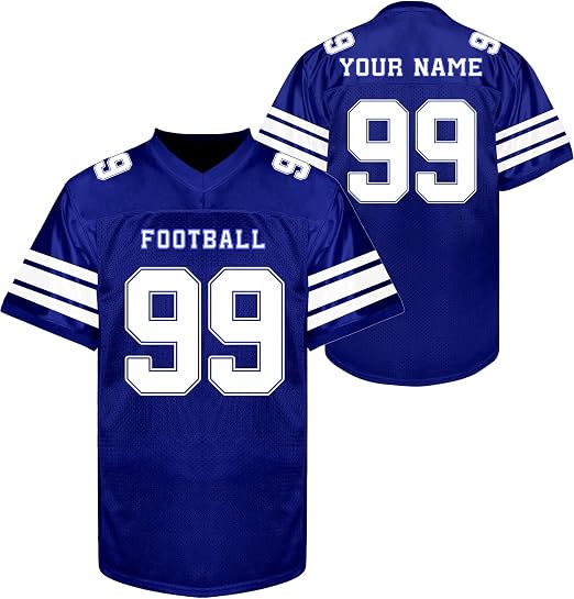 Custom Football Jerseys - Personalized Name, Number & Logo for Men Women Youth Kids