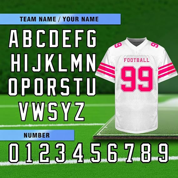 Custom Football Jerseys - Personalized Name, Number & Logo for Men Women Youth Kids