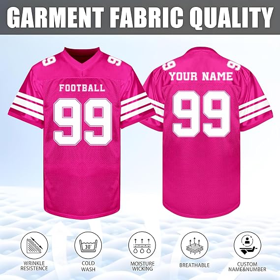 Custom Football Jerseys - Personalized Name, Number & Logo for Men Women Youth Kids