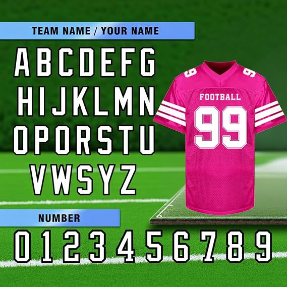 Custom Football Jerseys - Personalized Name, Number & Logo for Men Women Youth Kids