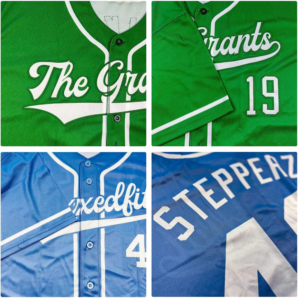 Custom Purple and Lavender Gradient Baseball Jersey with White Piping