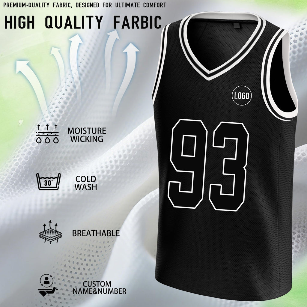 Custom Stitched and Printed Basketball Jersey for Adults and Youth