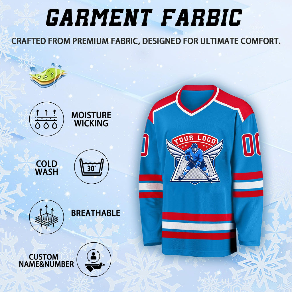 Custom Hockey Jersey | Personalized Name, Number & Logo