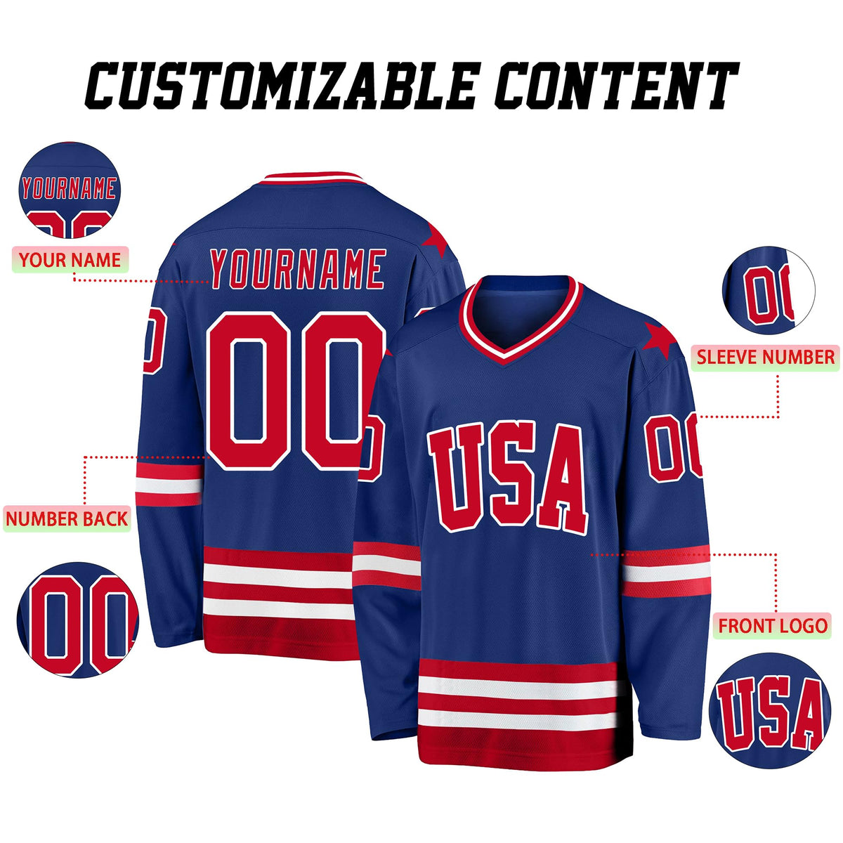 Personalized Ice Hockey Uniforms | Stitched & Printed Team Wear