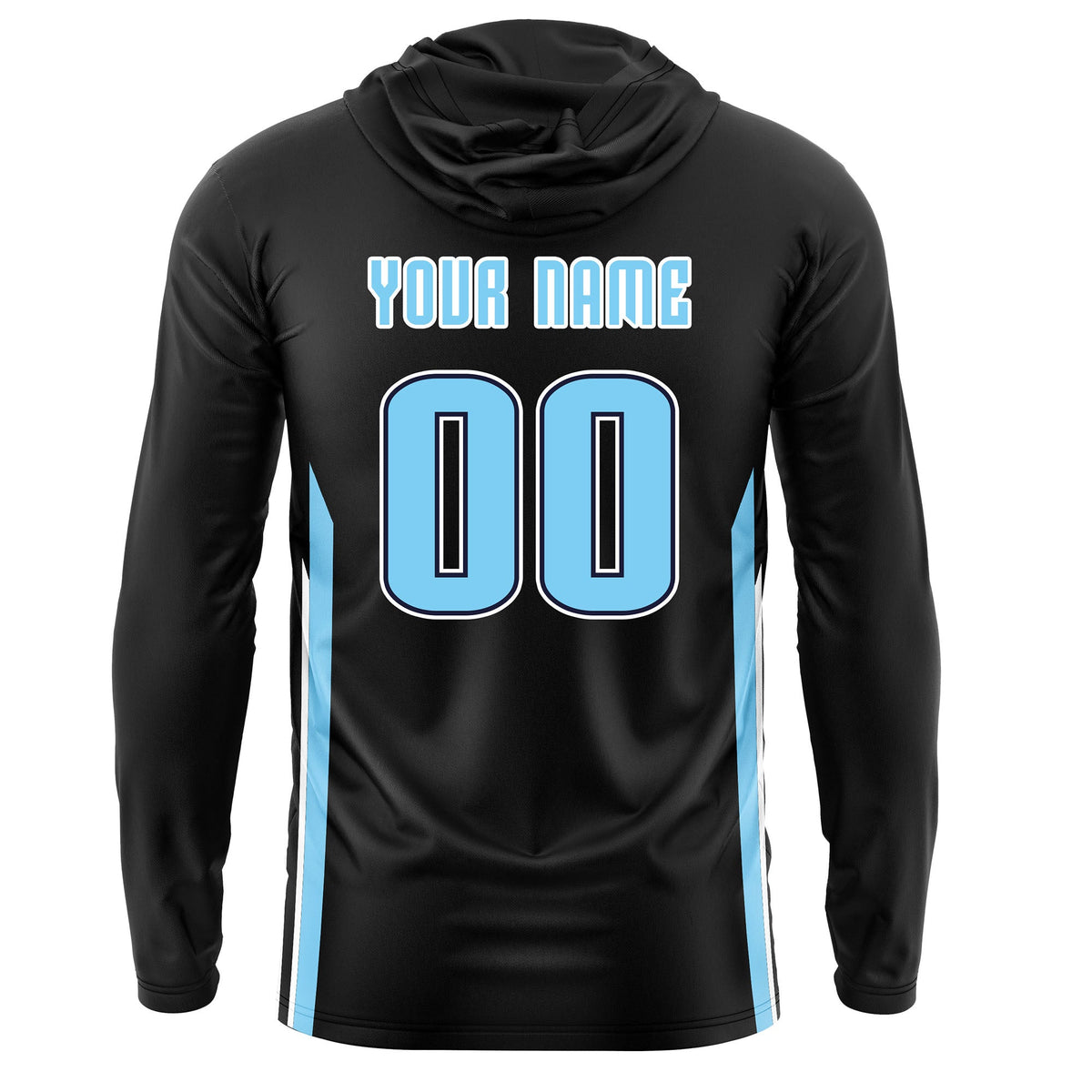 Authentic Custom Two-Button Softball Jersey | Striped Raglan Sleeves