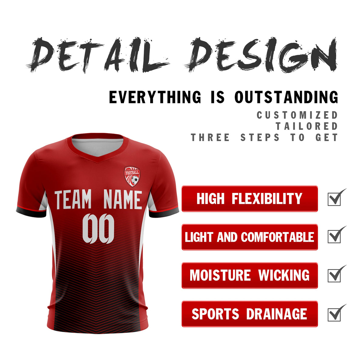 Custom Soccer Jersey | Personalized Name, Number & Logo