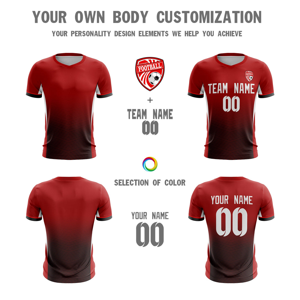 Custom Soccer Jersey | Personalized Name, Number & Logo