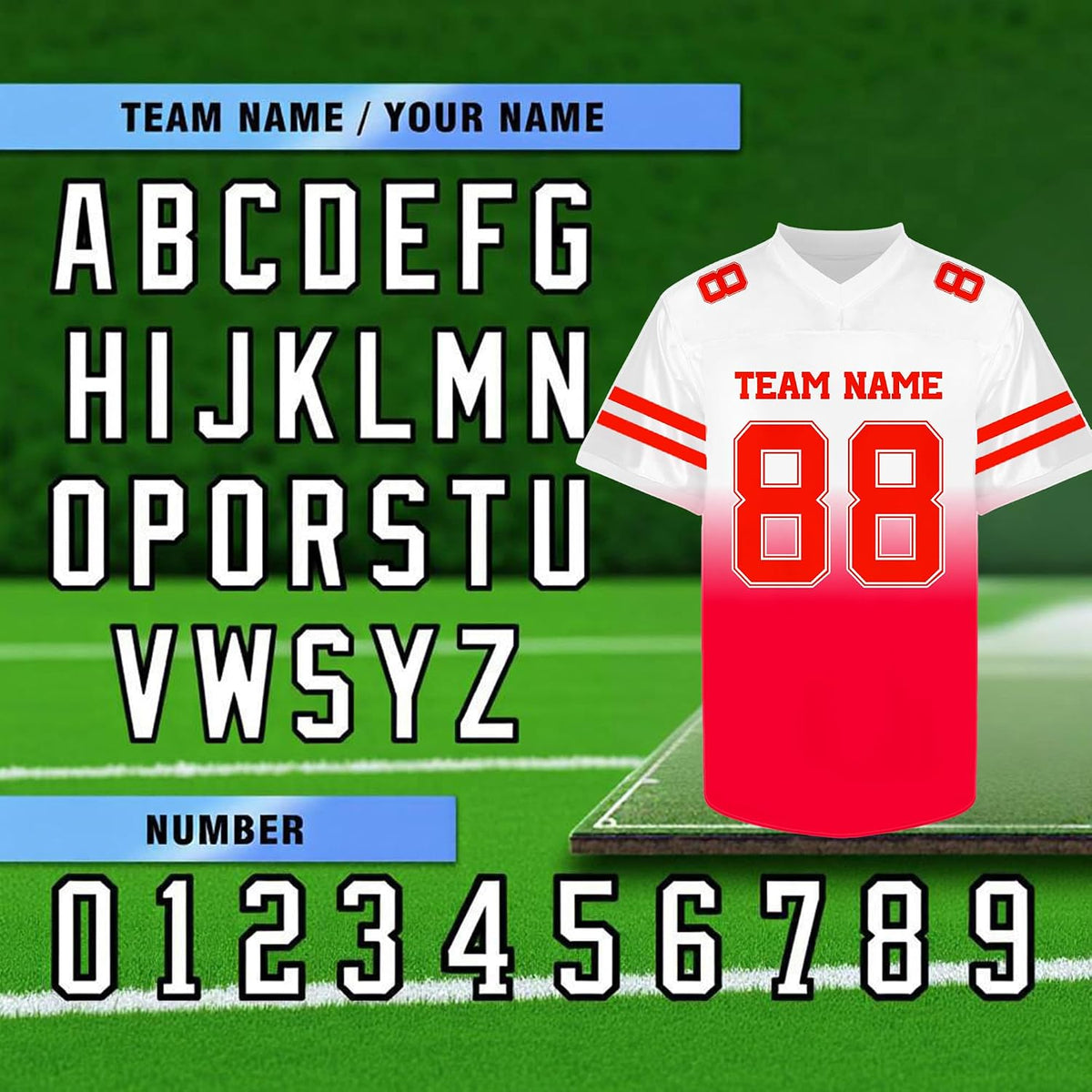 Custom Red and Black Gradient Football Jersey - Personalized Team Uniform and Practice Shirt