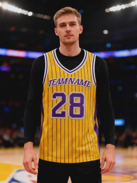 Custom Stitched and Printed Basketball Jersey for Adults and Youth